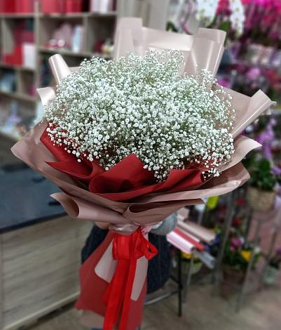 Букет цветов из: Гипсофила в Краснотурьинске