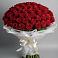 Букет 101 Красная роза Блэк Мэджик в Краснотурьинске