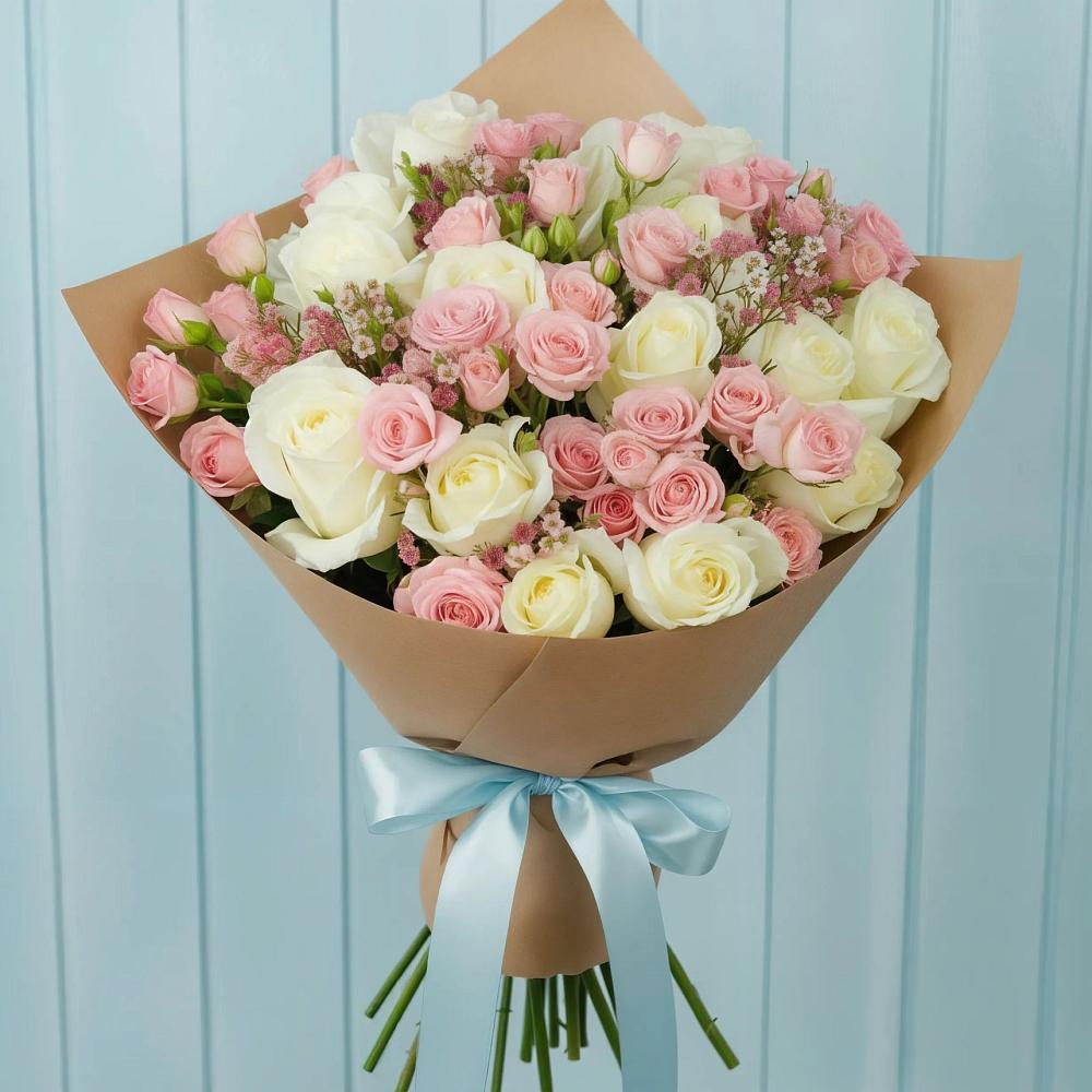 Букет цветов из: Розы в Краснотурьинске