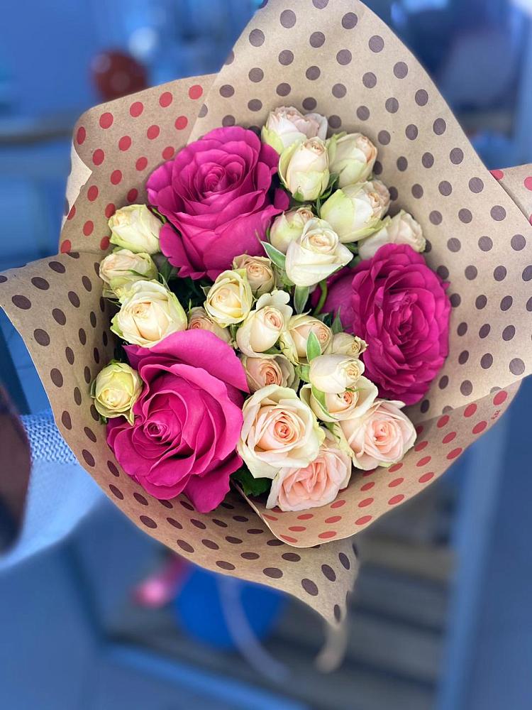 Букет ласковый взгляд в Краснотурьинске Букет цветов из: Розы в Краснотурьинске