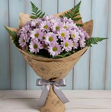 Букет соблазн в Краснотурьинске Букет цветов из:  Хризантемы в Краснотурьинске