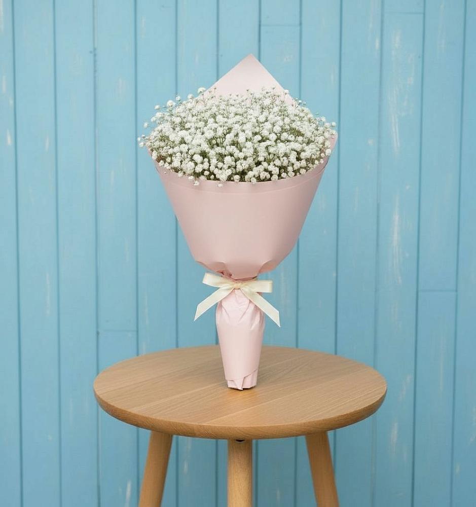 Букет Воздушное настроение в Краснотурьинске Букет цветов из: Гипсофила в Краснотурьинске