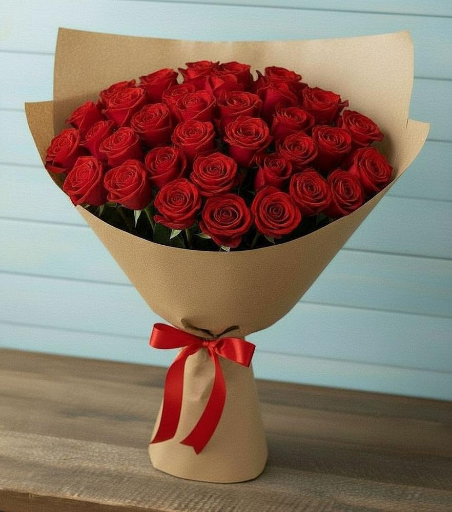 Красные розы Милано в Краснотурьинске Букет Красные розы Милано в Краснотурьинске