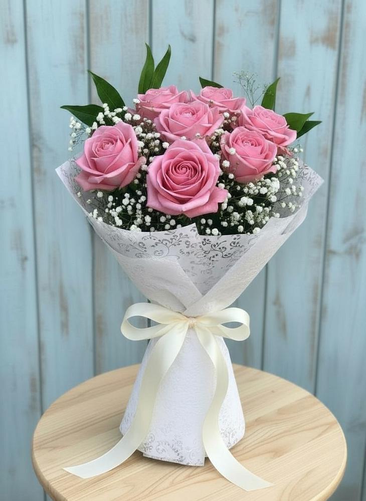 Букет шик блеск в Краснотурьинске Букет цветов из: Розы в Краснотурьинске