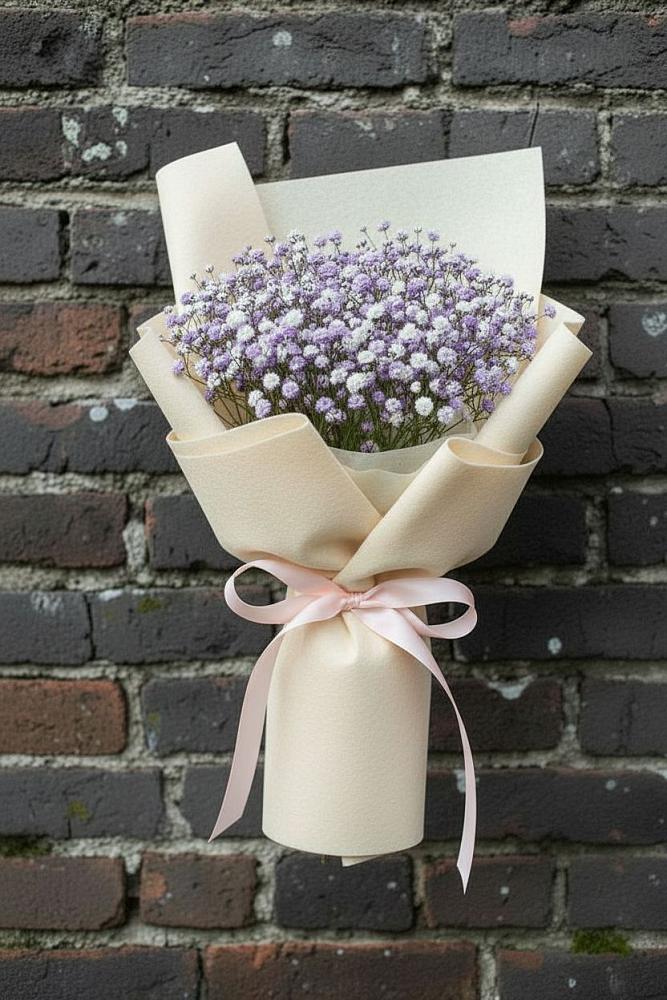 Букет Нежные чувства в Краснотурьинске Букет цветов из: Гипсофила в Краснотурьинске