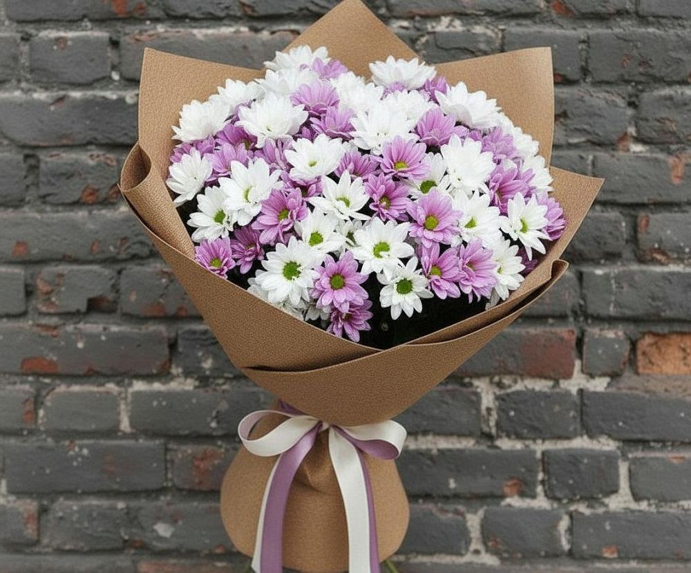 Букет грани совершенства в Краснотурьинске Букет цветов из: Хризантемы в Краснотурьинске