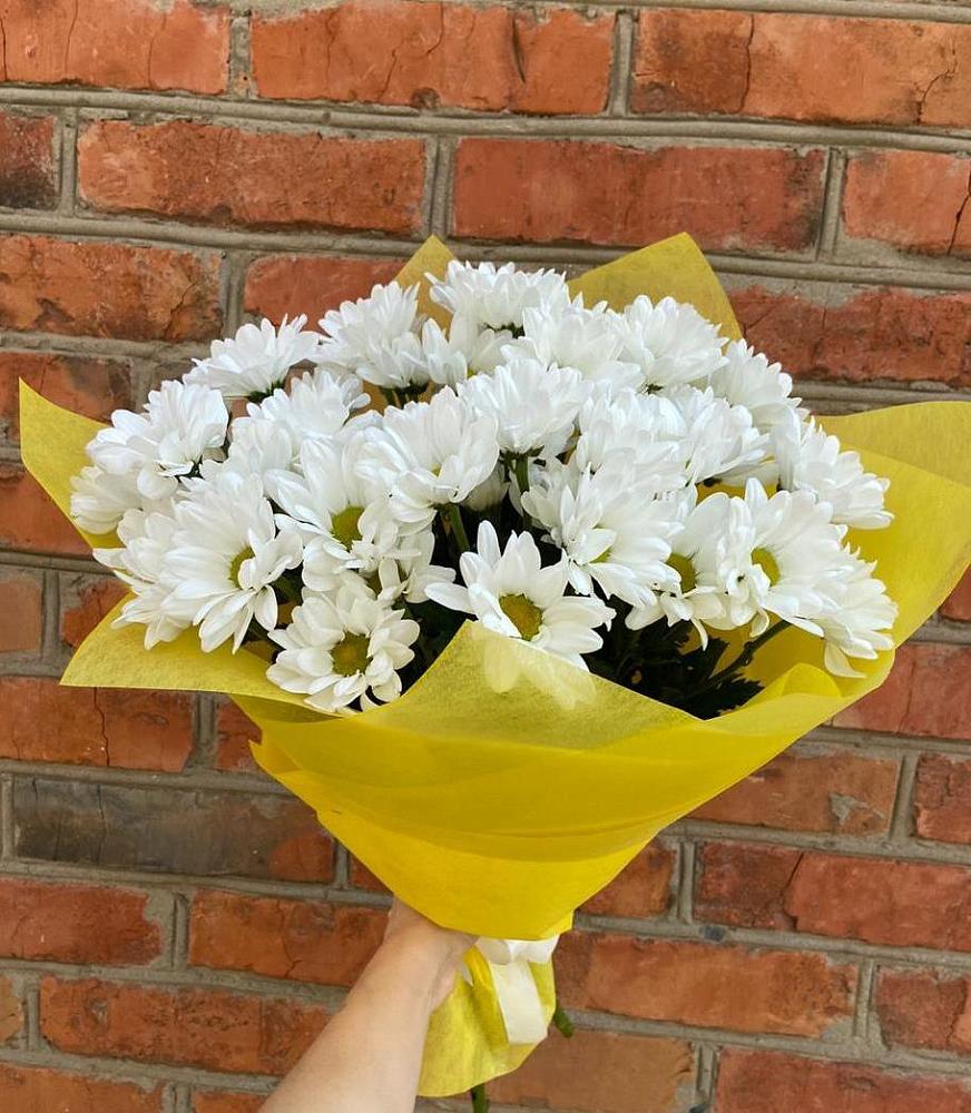 Букет Застенчивые лепестки в Краснотурьинске Букет цветов из: Хризантемы в Краснотурьинске