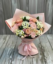 Букет цветов из:  Гвоздики, Розы и Хризантемы #REPLACE_PRED# Краснотурьинске