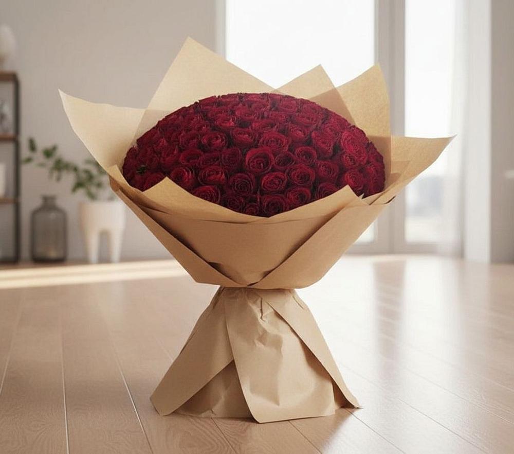 101 Красная роза в Краснотурьинске Букет 101 Красная роза в Краснотурьинске