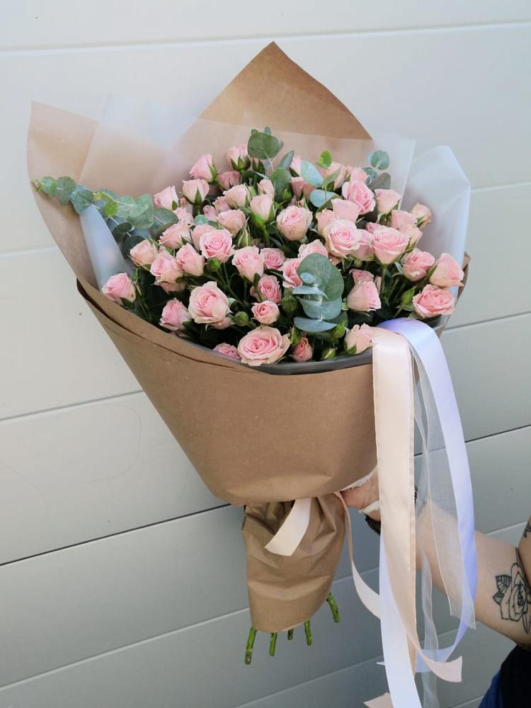 Букет Нежное касание в Краснотурьинске Букет цветов из: Розы в Краснотурьинске