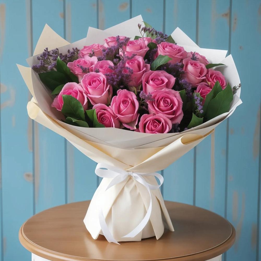 Букет счастливые мгновения в Краснотурьинске Букет цветов из: Розы в Краснотурьинске