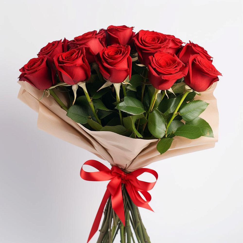 11 Красных роз Эдлесс Лав в Краснотурьинске Букет 11 Красных роз Эдлесс Лав в Краснотурьинске